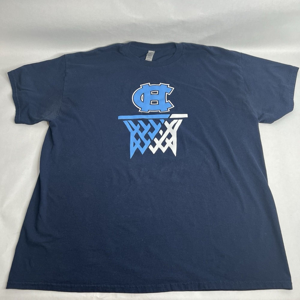 Vintage Central Hardin County Kentucky‎ Basketball T-Shirt Size XL Navy